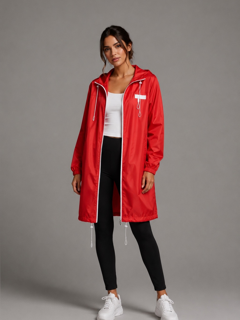 Givenchy Logo logo patch perforated raincoat size 50 B599